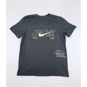 Nike JDI Day 2022 WHQ Travis Scott Live From The Maxims Black Graphic T-Shirt M